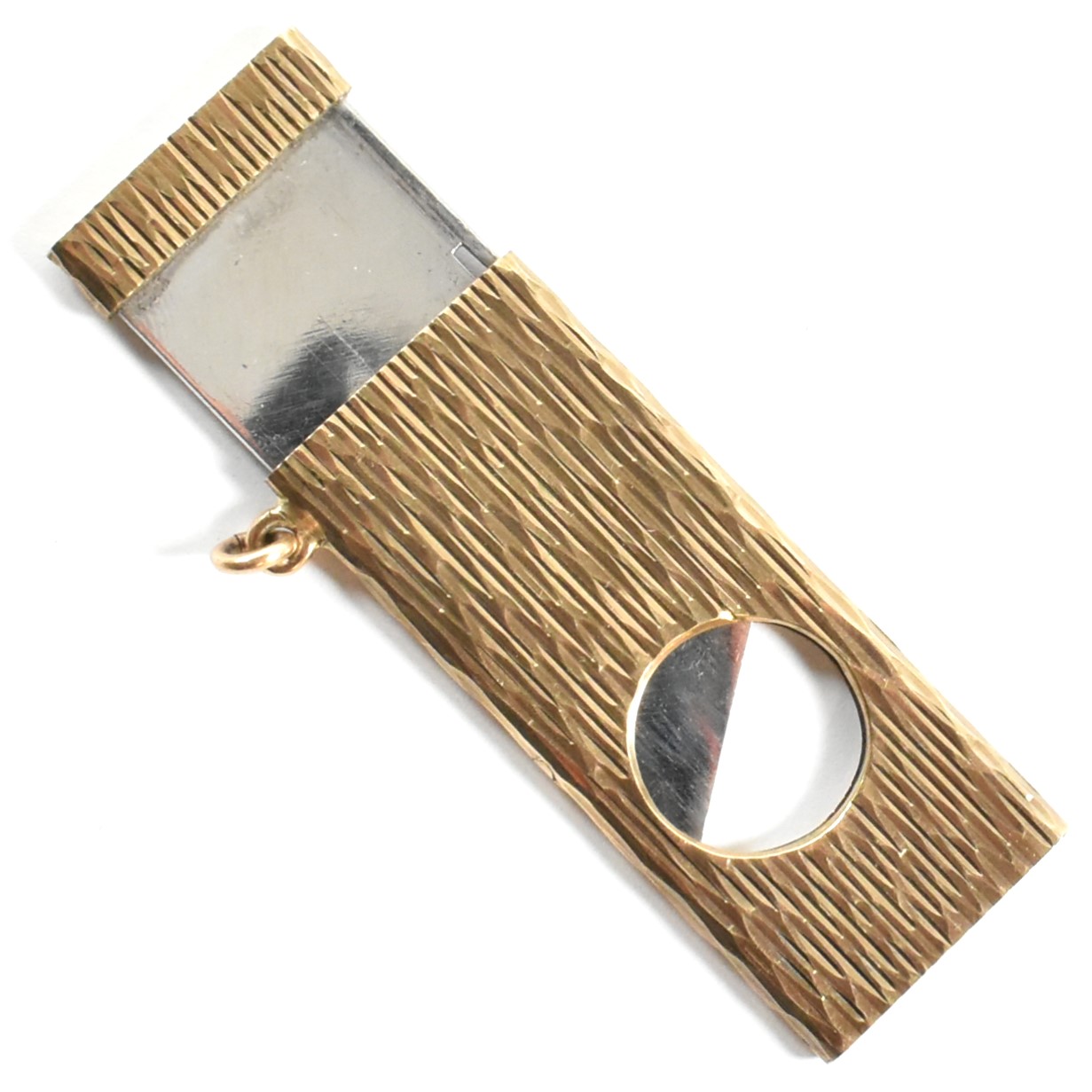 HALLMARKED 9CT GOLD CIGAR CUTTER - Image 5 of 6