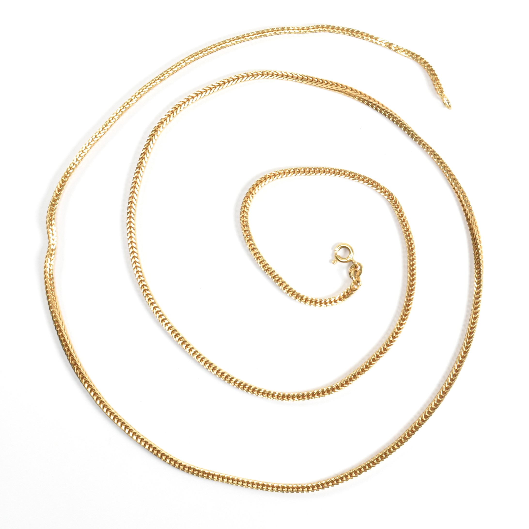 ITALIAN 18CT GOLD SNAKE CHAIN NECKLACE - Image 3 of 4