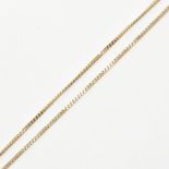 HALLMARKED 9CT GOLD CURB LINK CHAIN NECKLACE