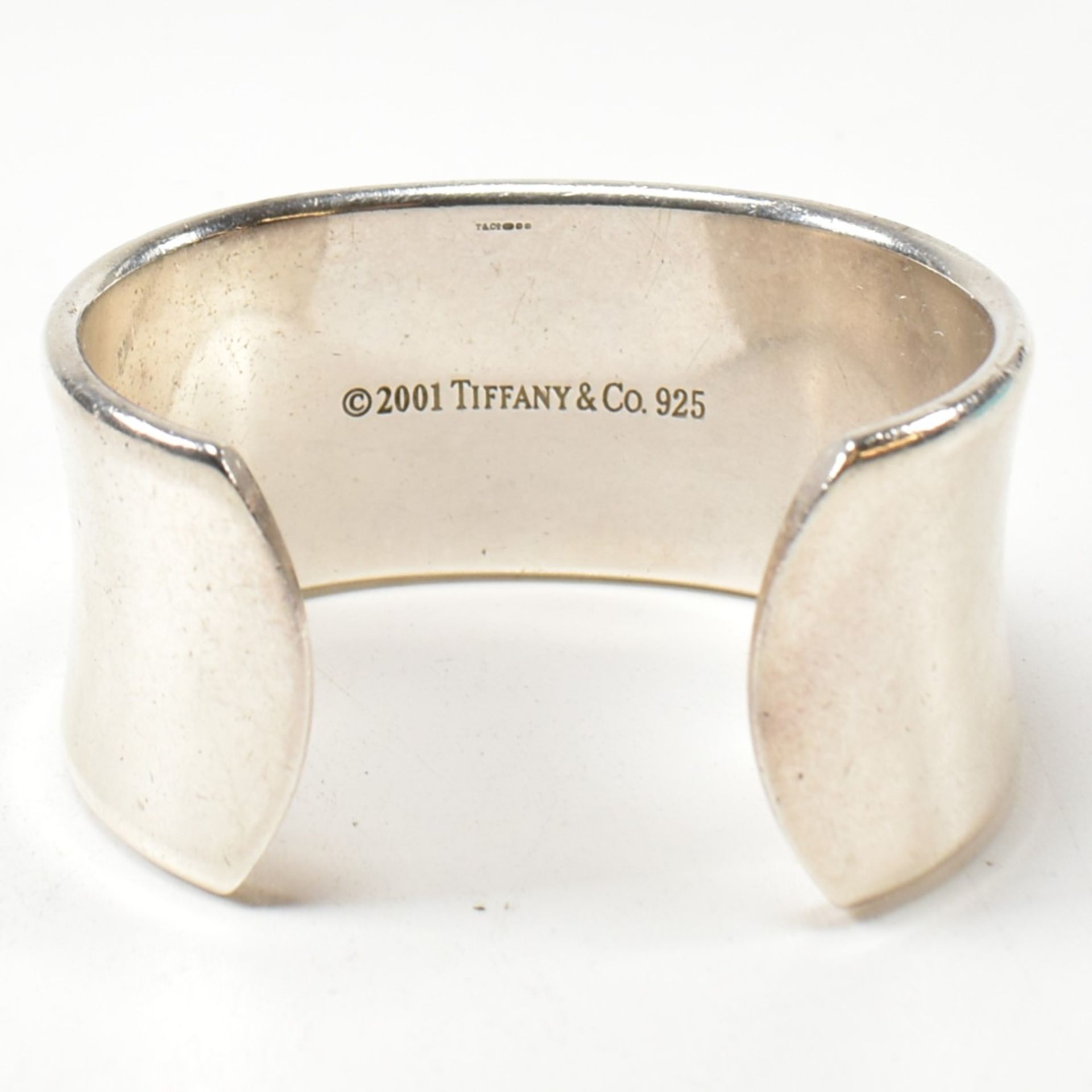 TIFFANY & CO 1837 STERLING SILVER WIDE CUFF BANGLE - Image 3 of 7