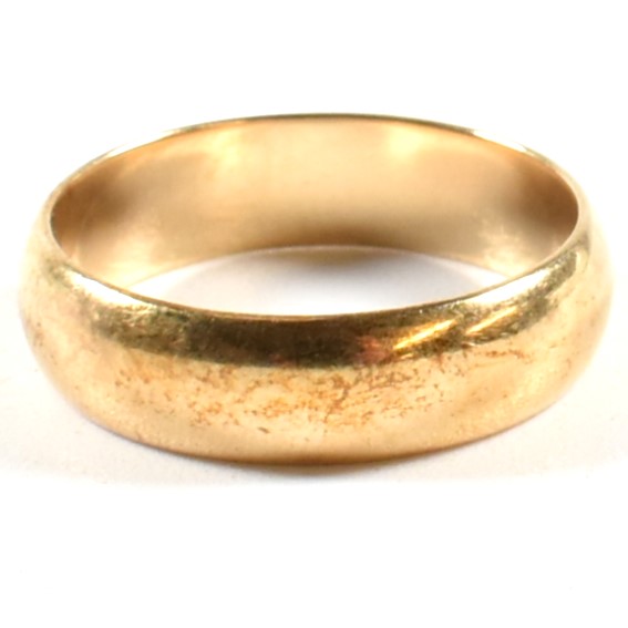 HALLMARKED 9CT GOLD BAND RING - Image 2 of 5