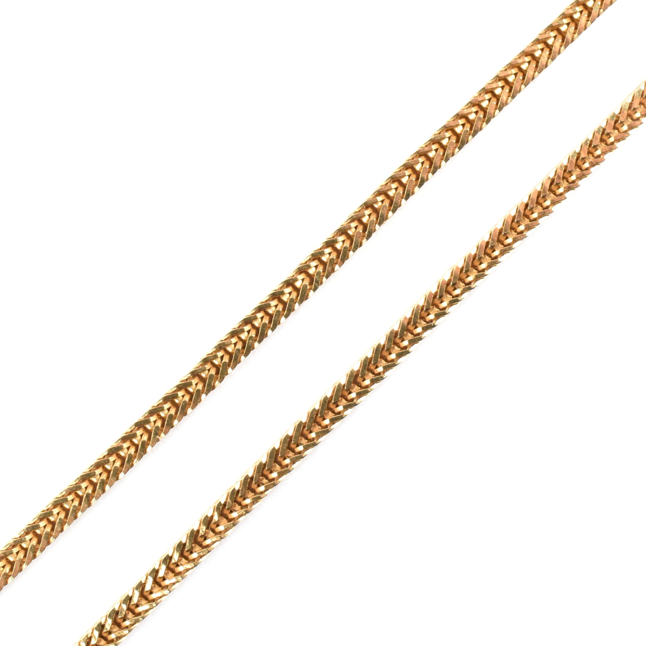 ITALIAN 18CT GOLD SNAKE CHAIN NECKLACE - Image 2 of 4