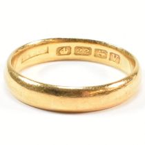 HALLMARKED 22CT GOLD BAND RING