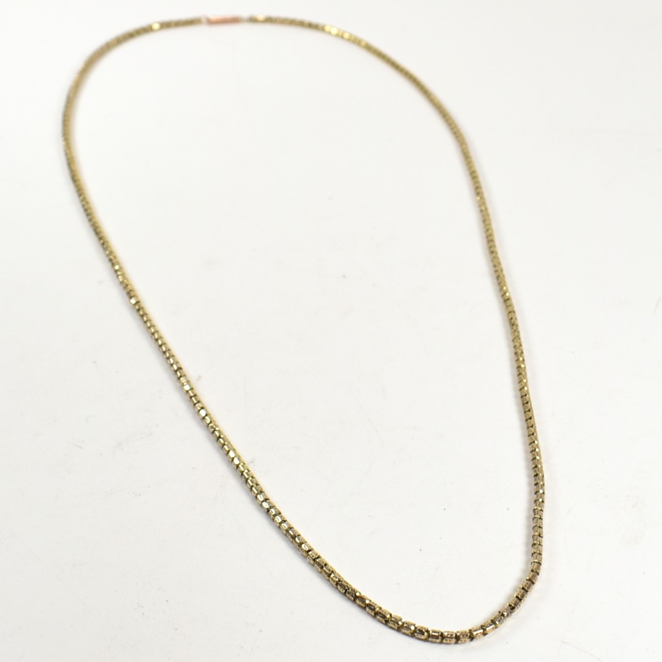 9CT GOLD FANCY LINK CHAIN NECKLACE - Image 5 of 5