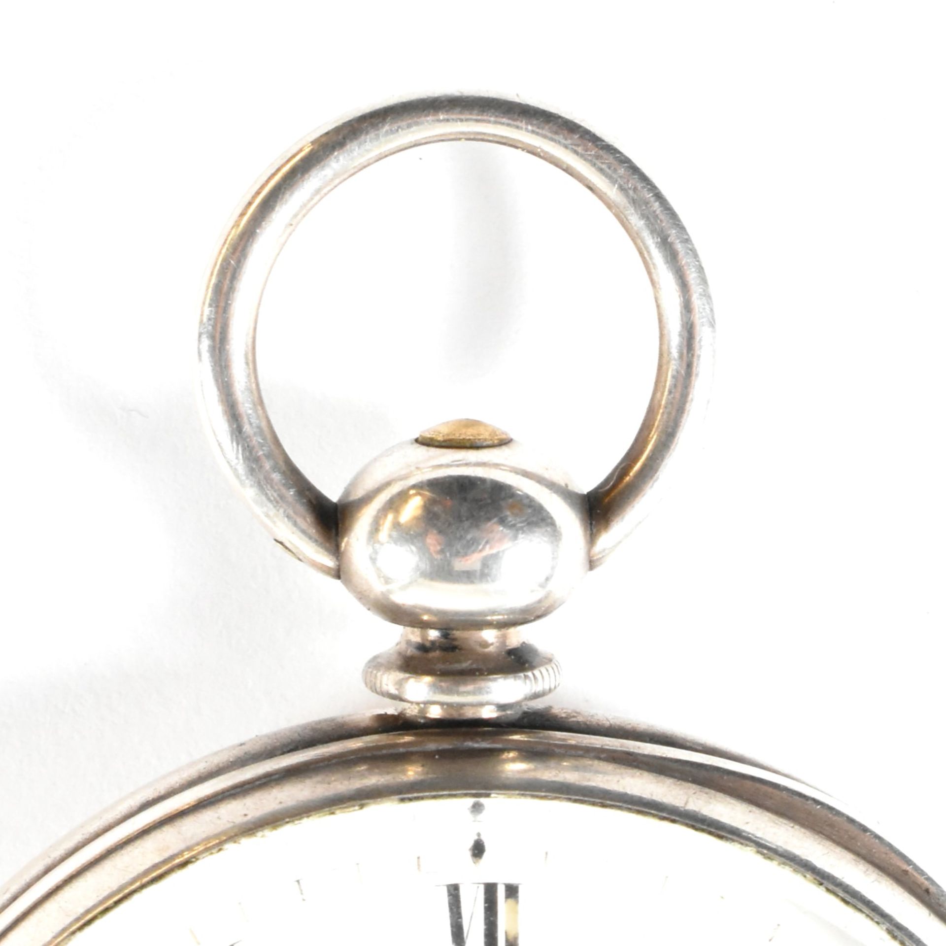 FINE SILVER OPEN FACED KEY WIND POCKET WATCH- BENNETT - Image 7 of 8