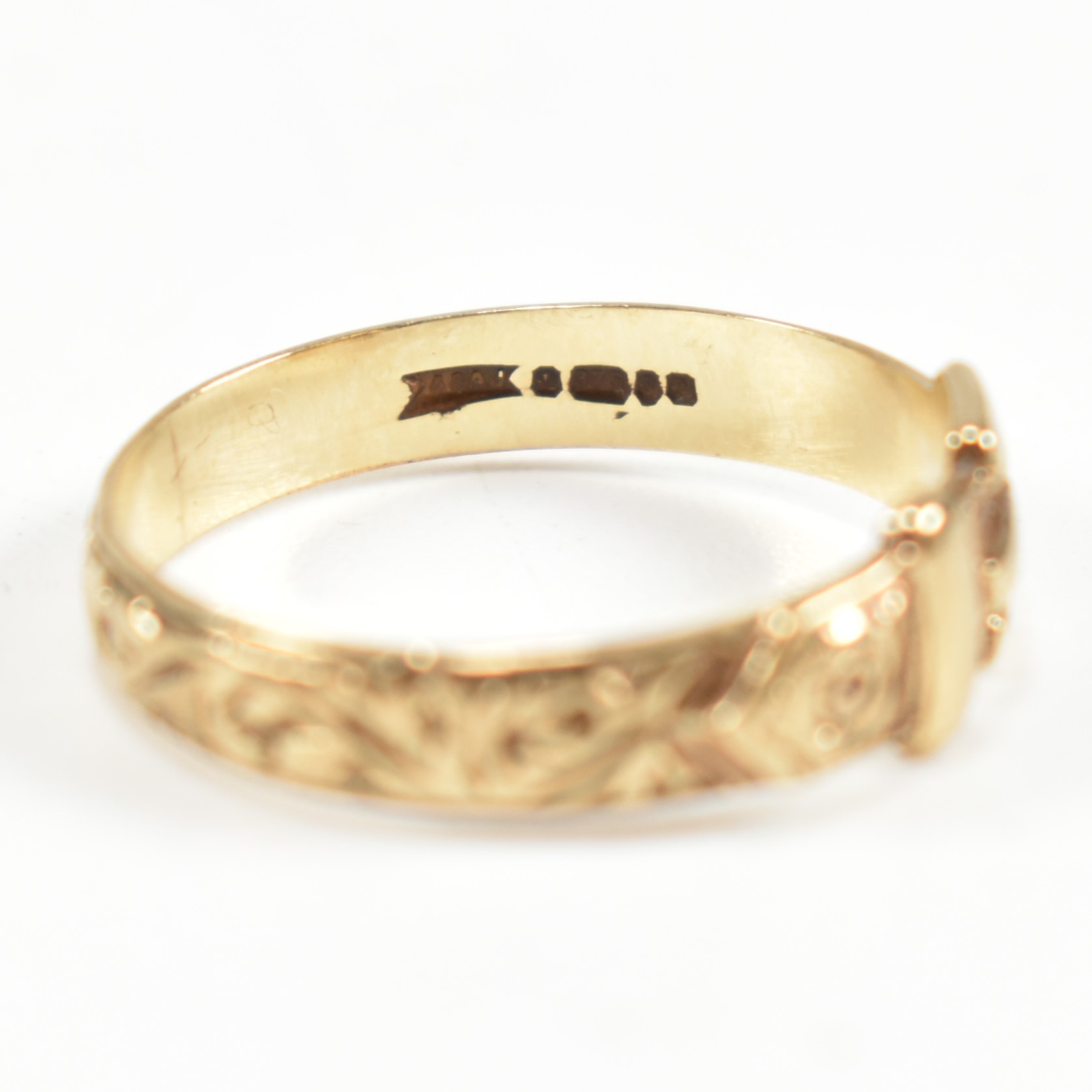 COLLECTION OF 9CT GOLD JEWELLERY INCLUDING GOLD & SILVER ETERNITY RING - Image 12 of 13