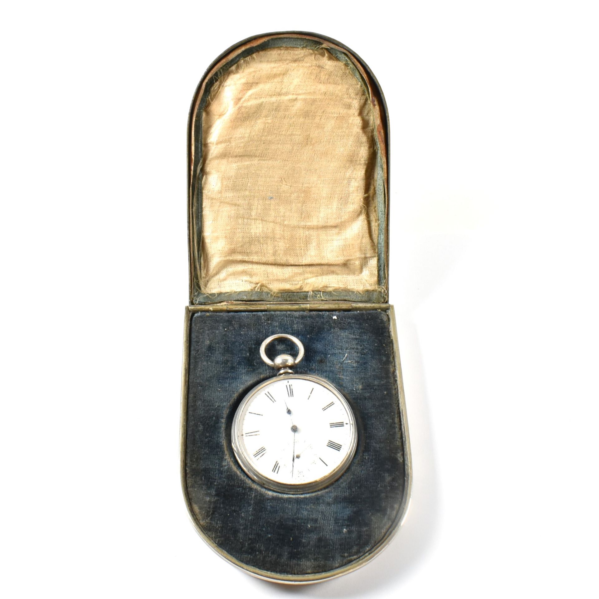 FINE SILVER OPEN FACED KEY WIND POCKET WATCH- BENNETT - Image 5 of 8