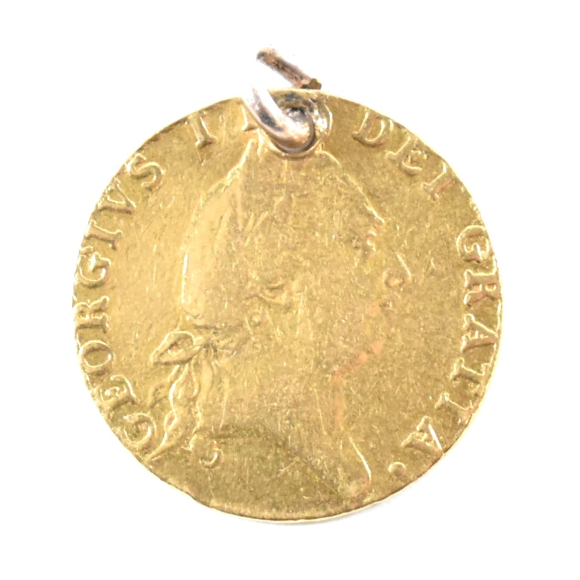 1787 GOLD GEORGE III GUINEA COIN - Image 2 of 4