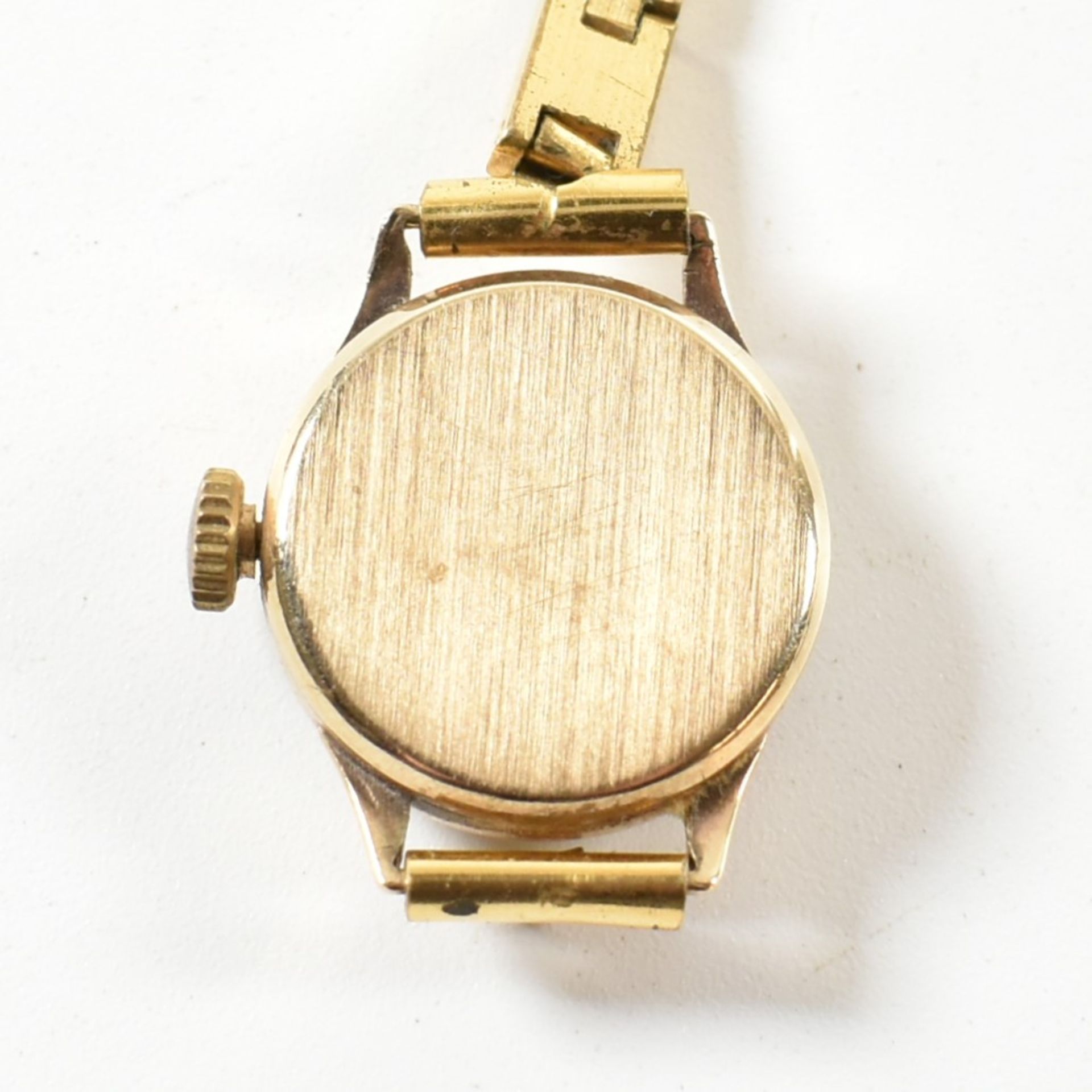 HALLMARKED 9CT GOLD OMEGA WATCH ON GILDED STRAP - Image 2 of 5