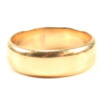 HALLMARKED 18CT GOLD BAND RING