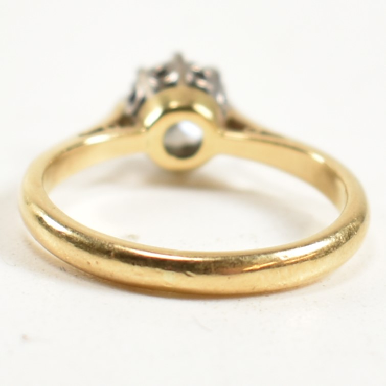 HALLMARKED 18CT GOLD & DIAMOND SOLITAIRE RING - Image 2 of 10
