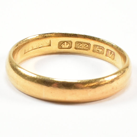 HALLMARKED 22CT GOLD BAND RING - Image 2 of 5