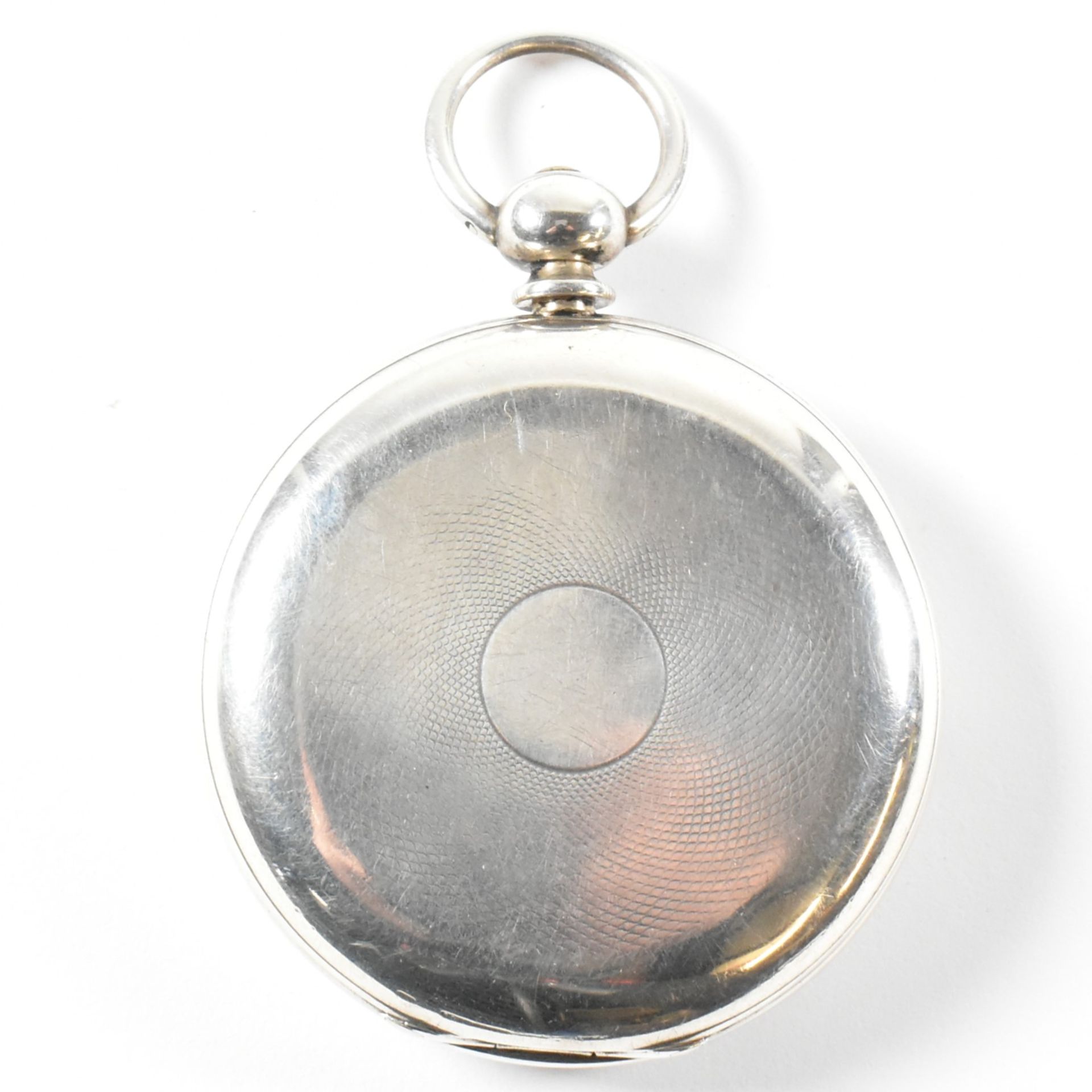 FINE SILVER OPEN FACED KEY WIND POCKET WATCH- BENNETT - Image 2 of 8