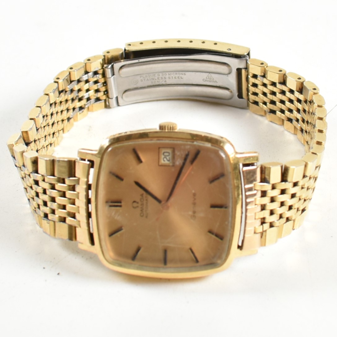 OMEGA GENEVE TRIPLE GOLD METAL GENTLEMAN'S WRIST WATCH - Image 6 of 6