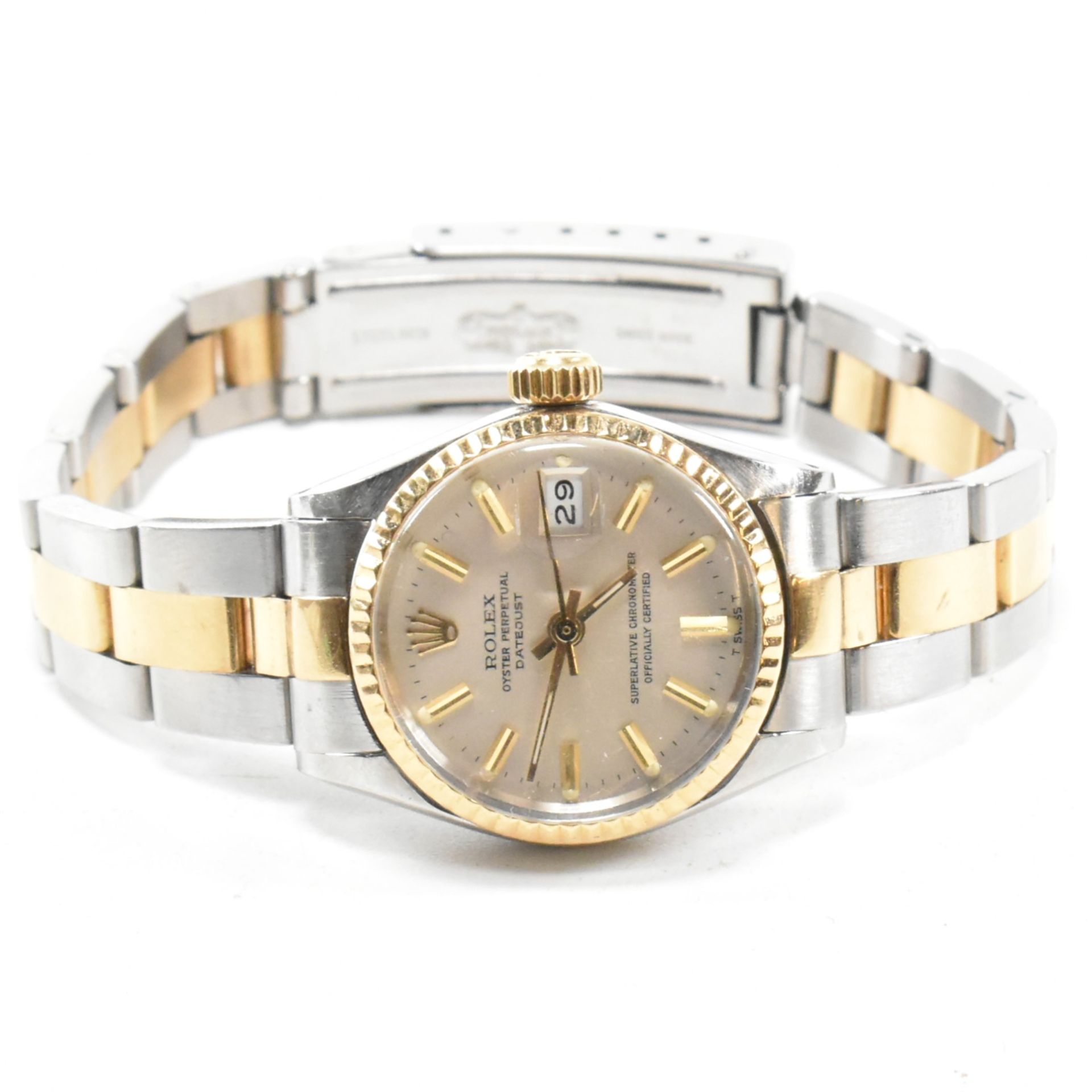 ROLEX OYSTER PERPETUAL DATEJUST LADIES CHRONOMETER - Bild 5 aus 5