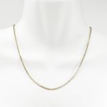 9CT GOLD BOX LINK CHAIN NECKLACE