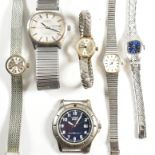 COLLECTION OF WRISTWATCHES INCLUDING TISSOT