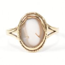 19TH CENTURY GOLD CAMEO RING