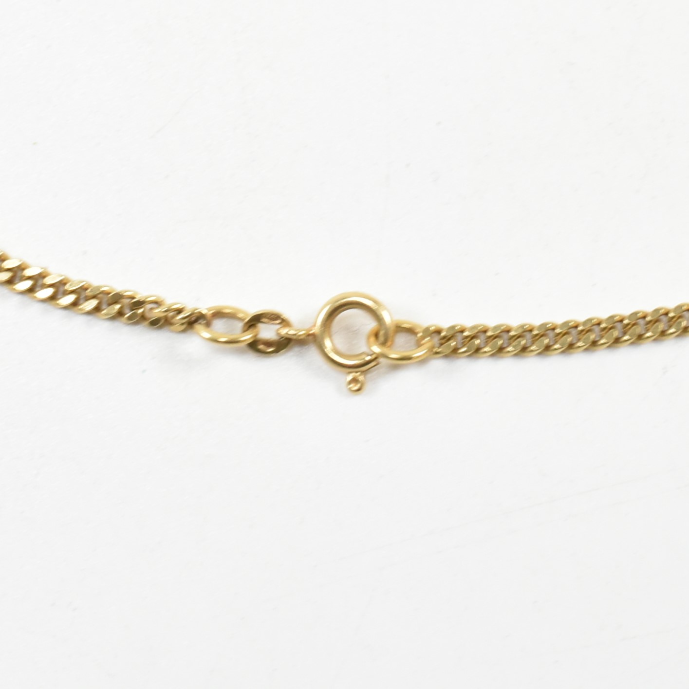 ITALIAN 18CT GOLD CURB LINK CHAIN NECKLACE - Image 2 of 4