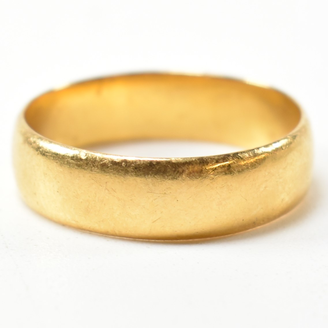 HALLMARKED 22CT GOLD BAND RING