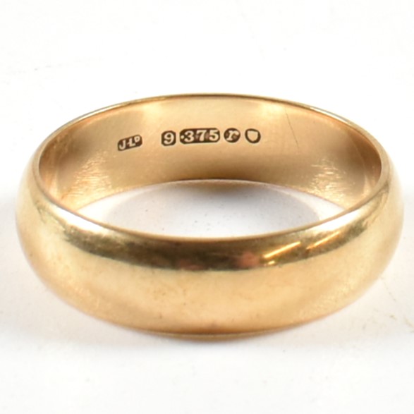 HALLMARKED 9CT GOLD BAND RING - Image 4 of 5