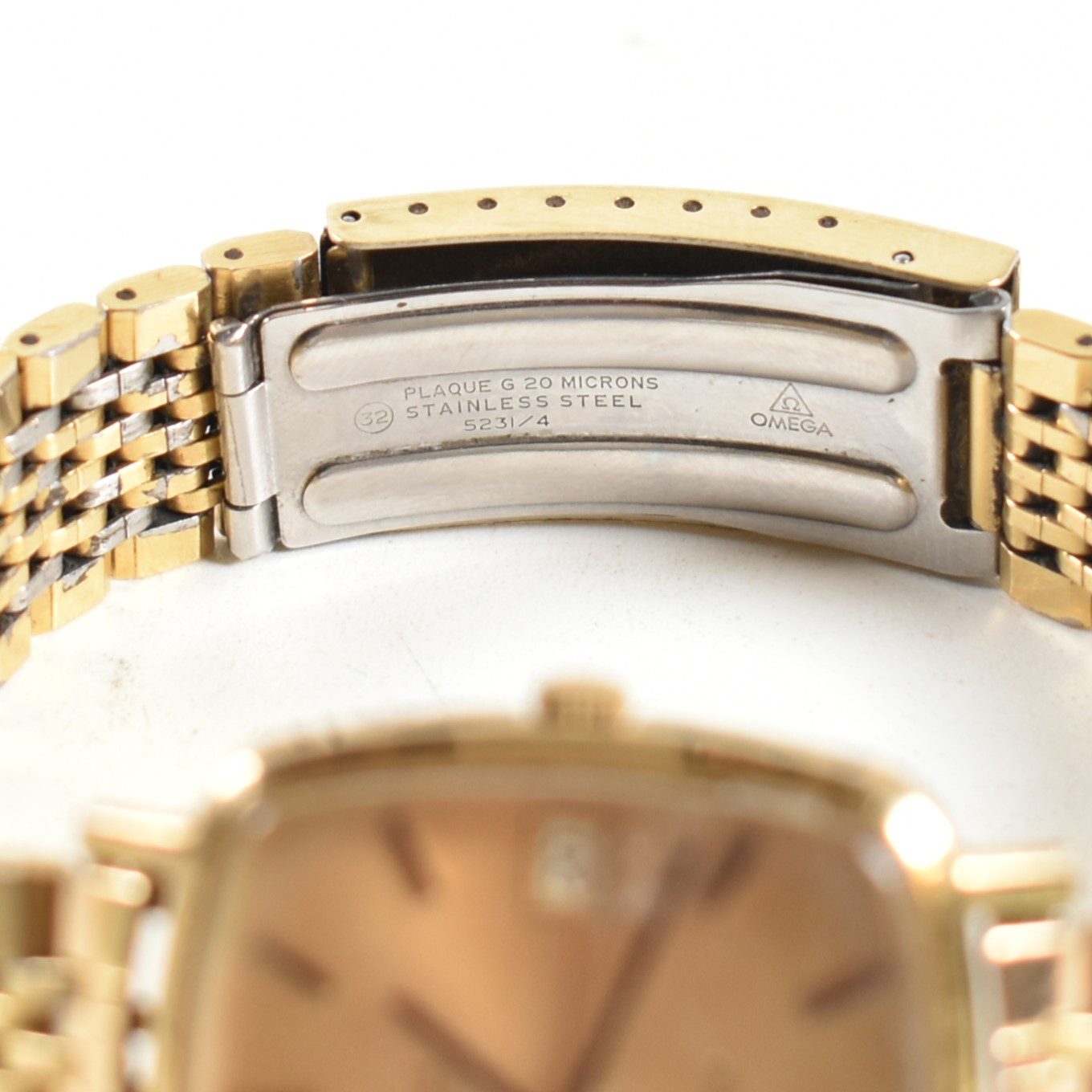 OMEGA GENEVE TRIPLE GOLD METAL GENTLEMAN'S WRIST WATCH - Image 5 of 6