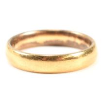 HALLMARKED 22CT GOLD BAND RING