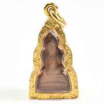 18CT GOLD THAI BUDDHA AMULET NECKLACE PENDANT