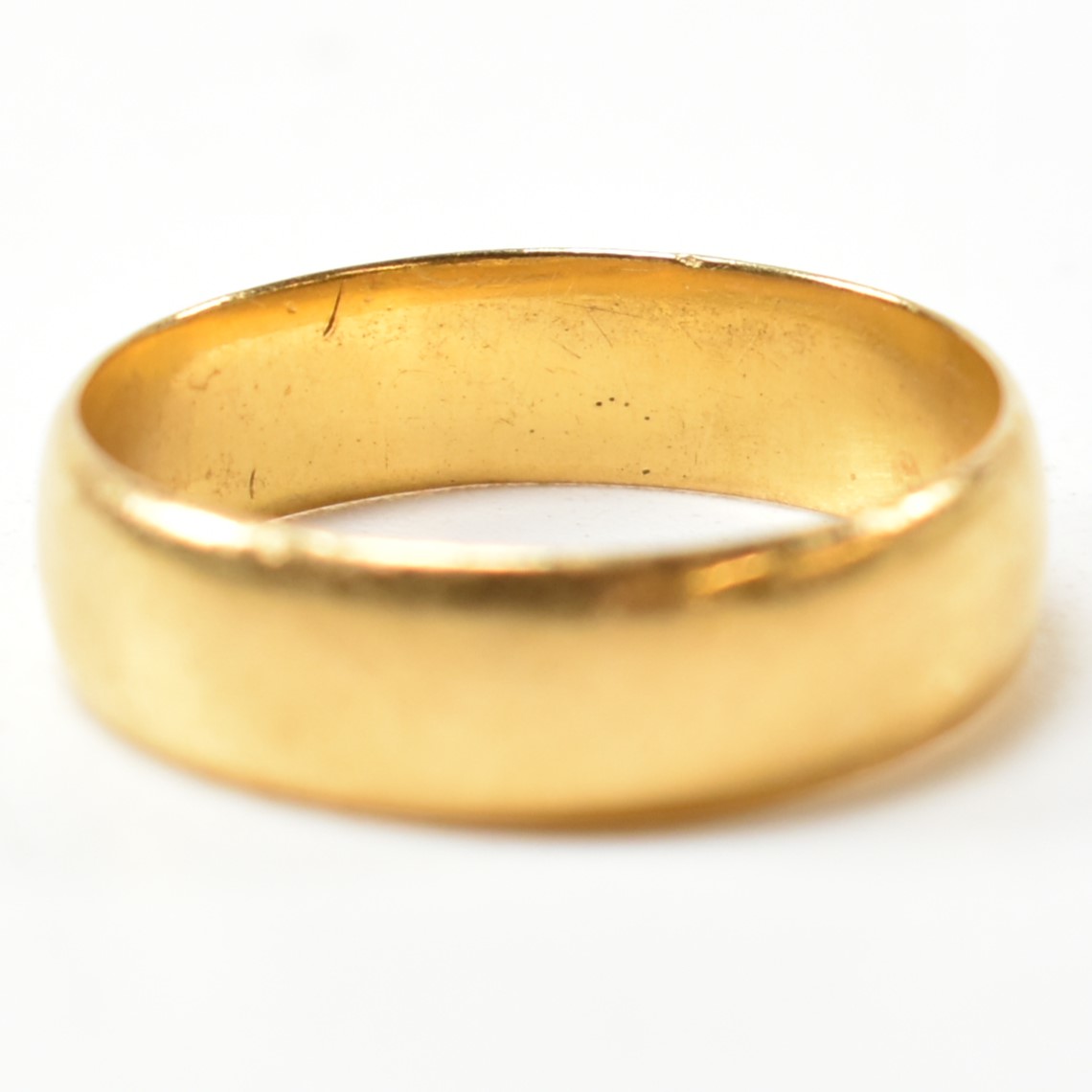 HALLMARKED 22CT GOLD BAND RING - Image 4 of 5