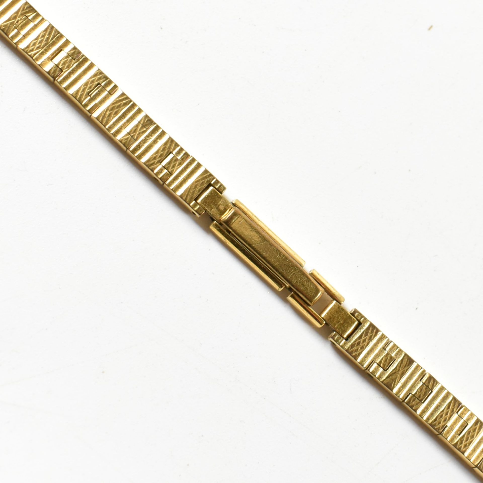 HALLMARKED 9CT GOLD OMEGA WATCH ON GILDED STRAP - Image 3 of 5