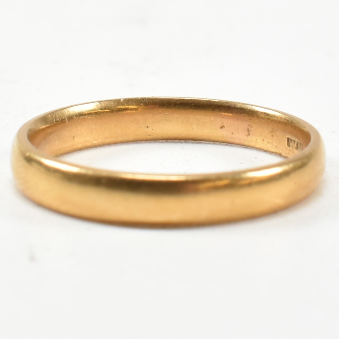 HALLMARKED 22CT GOLD BAND RING - Image 2 of 4