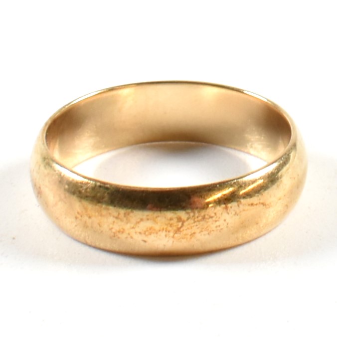 HALLMARKED 9CT GOLD BAND RING - Image 3 of 5