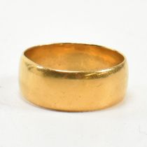 EARLY 20TH CENTURY HALLMARKED 22CT GOLD BAND RING