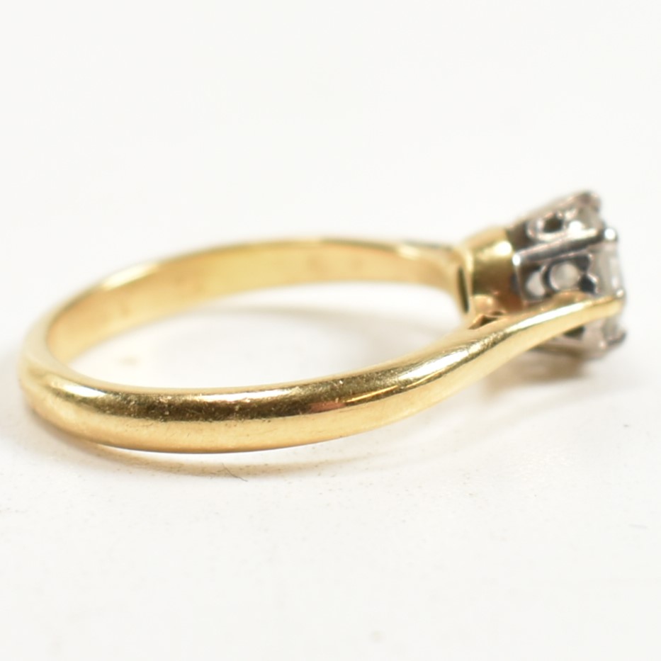 HALLMARKED 18CT GOLD & DIAMOND SOLITAIRE RING - Image 5 of 10