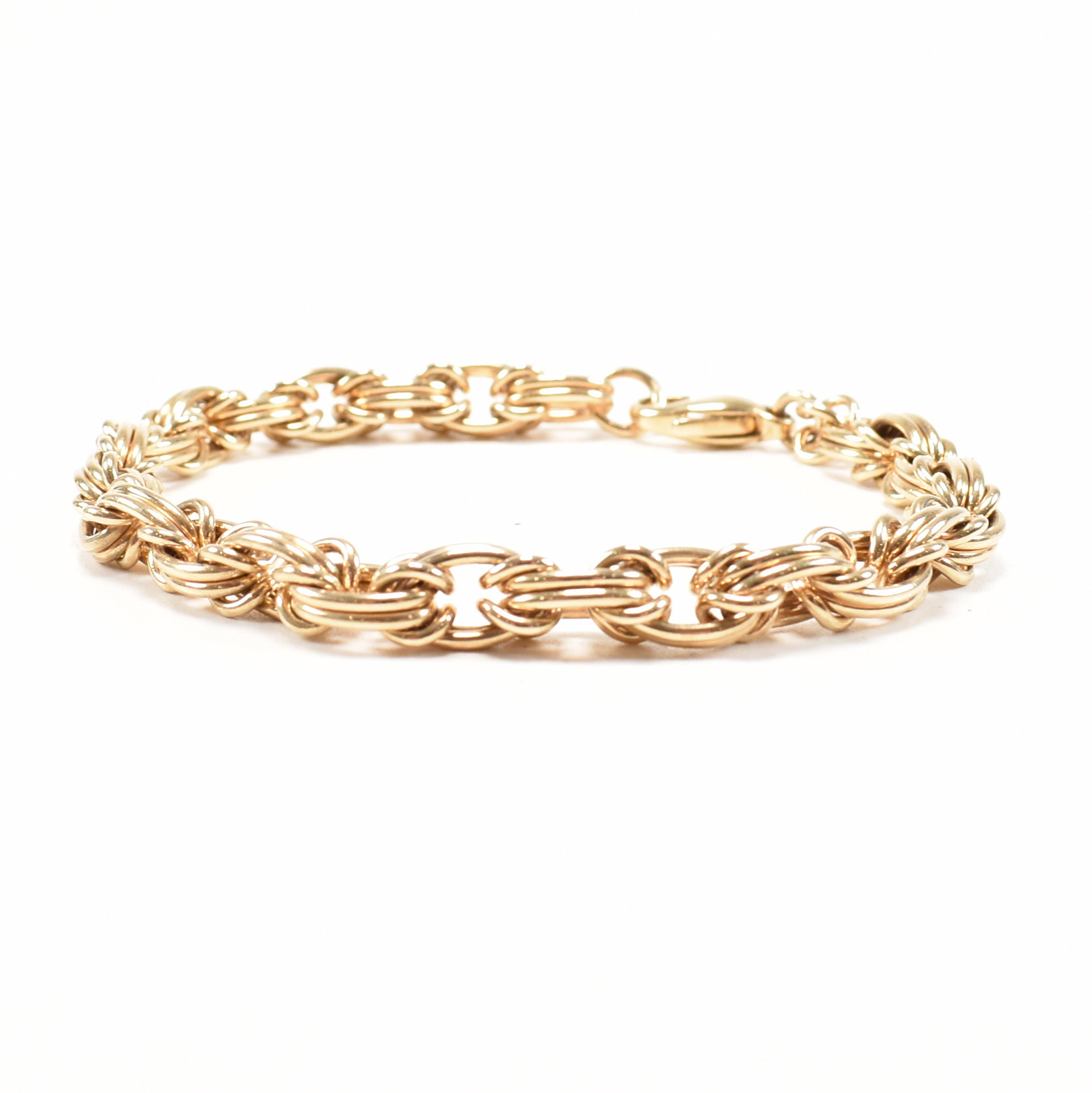 HALLMARKED 9CT GOLD CHAIN BRACELET