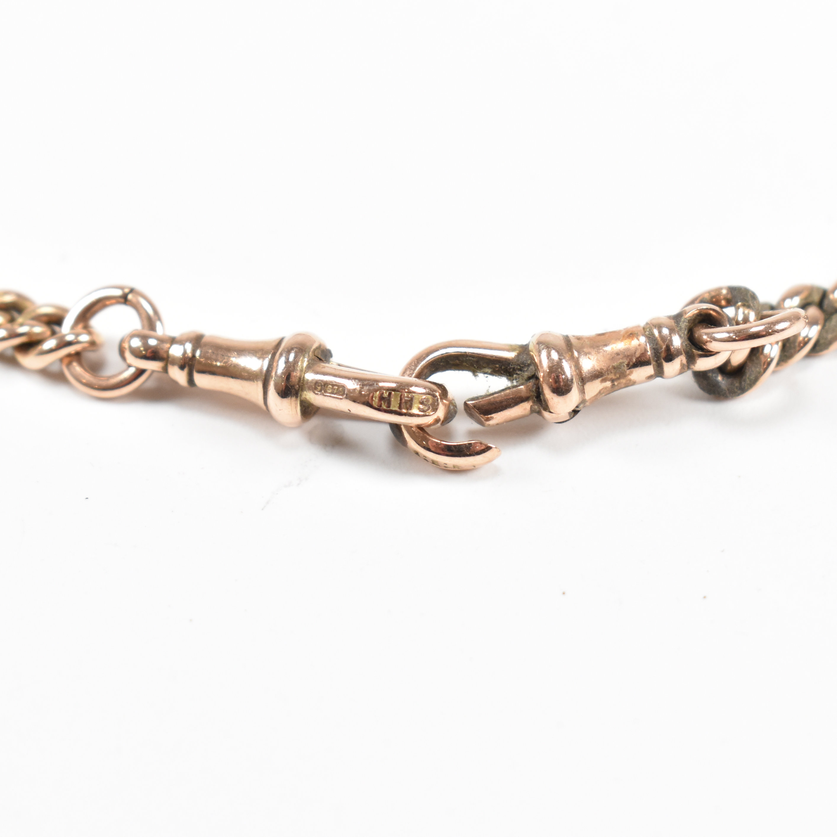 HALLMARKED 9CT GOLD ALBERT CHAIN - Image 7 of 7