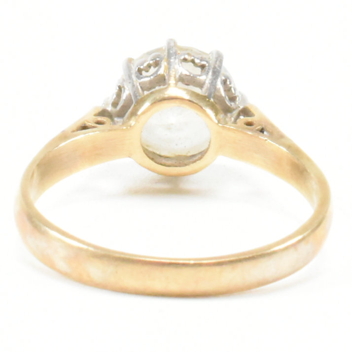 VINTAGE HALLMARKED 9CT GOLD & CZ SOLITAIRE RING - Image 4 of 9