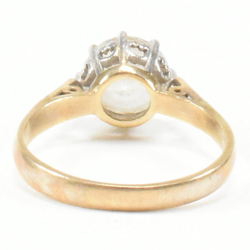 VINTAGE HALLMARKED 9CT GOLD & CZ SOLITAIRE RING - Image 3 of 9