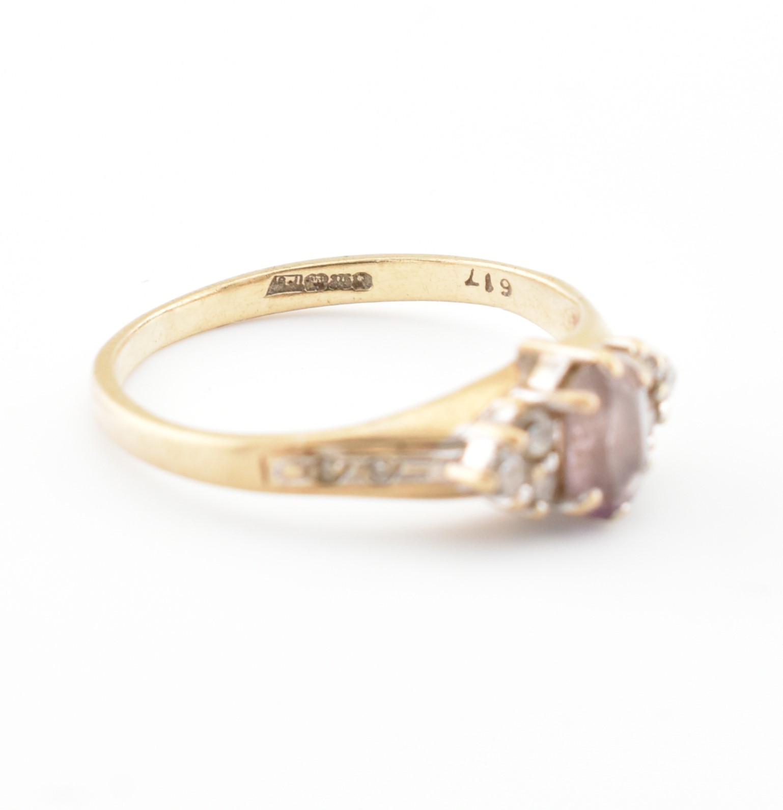 TWO HALLMARKED 9CT GOLD CLUSTER RINGS - Image 6 of 6