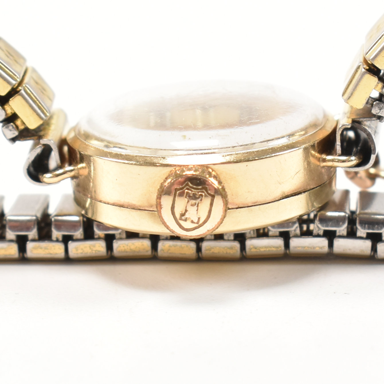 HALLMARKED 9CT GOLD SEKONDA WATCH ON STAINLESS STEEL STRAP - Image 5 of 11