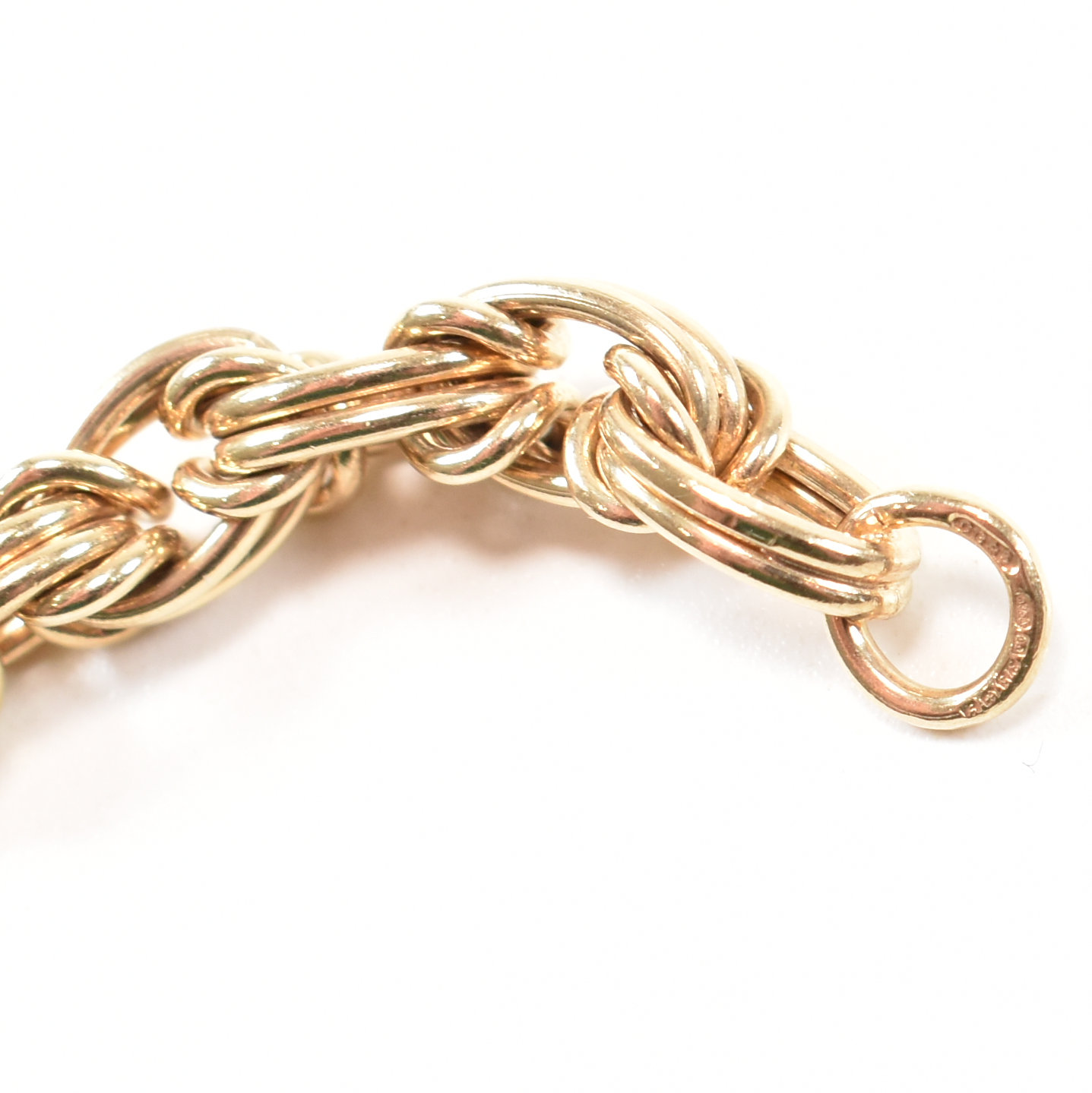 HALLMARKED 9CT GOLD CHAIN BRACELET - Image 6 of 6