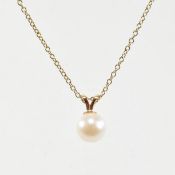HALLMARKED 9CT GOLD NECKLACE CHAIN & PENDANT