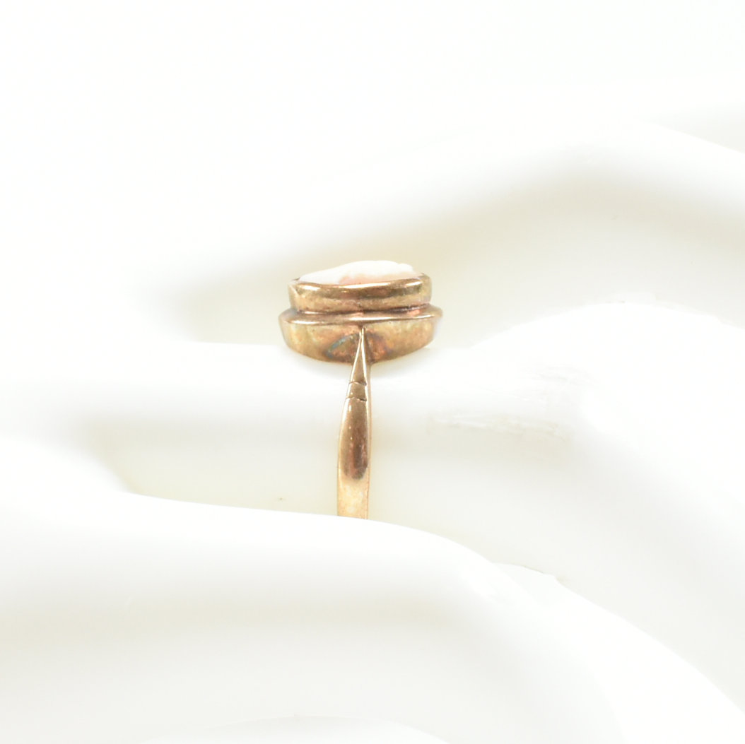 VINTAGE 9CT GOLD CAMEO RING - Image 8 of 8