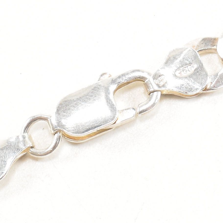 HALLMARKED 925 SILVER CURB LINK CHAIN - Image 3 of 4