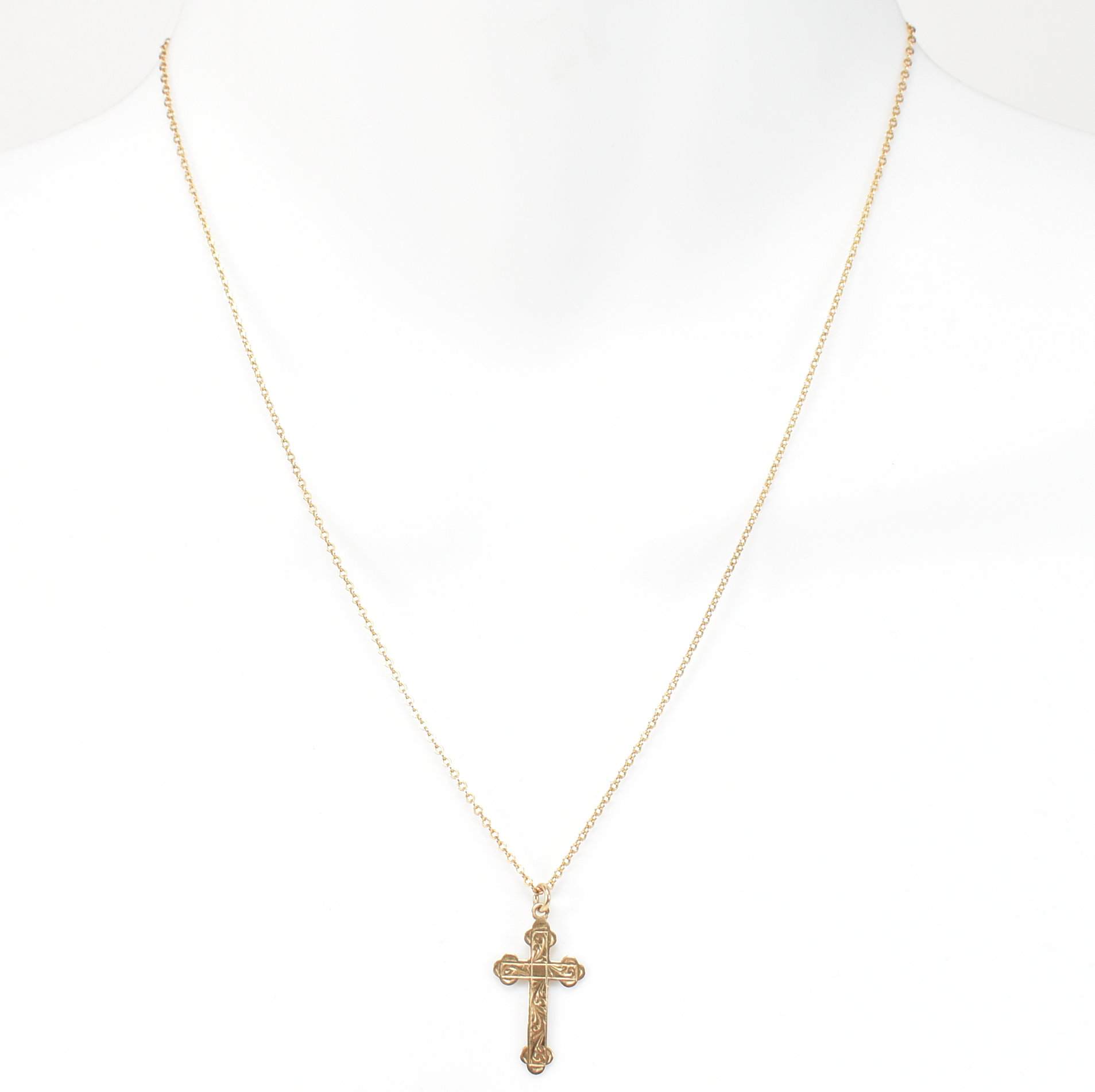 HALLMARKED 9CT GOLD RING & CROSS PENDANT - Image 3 of 13