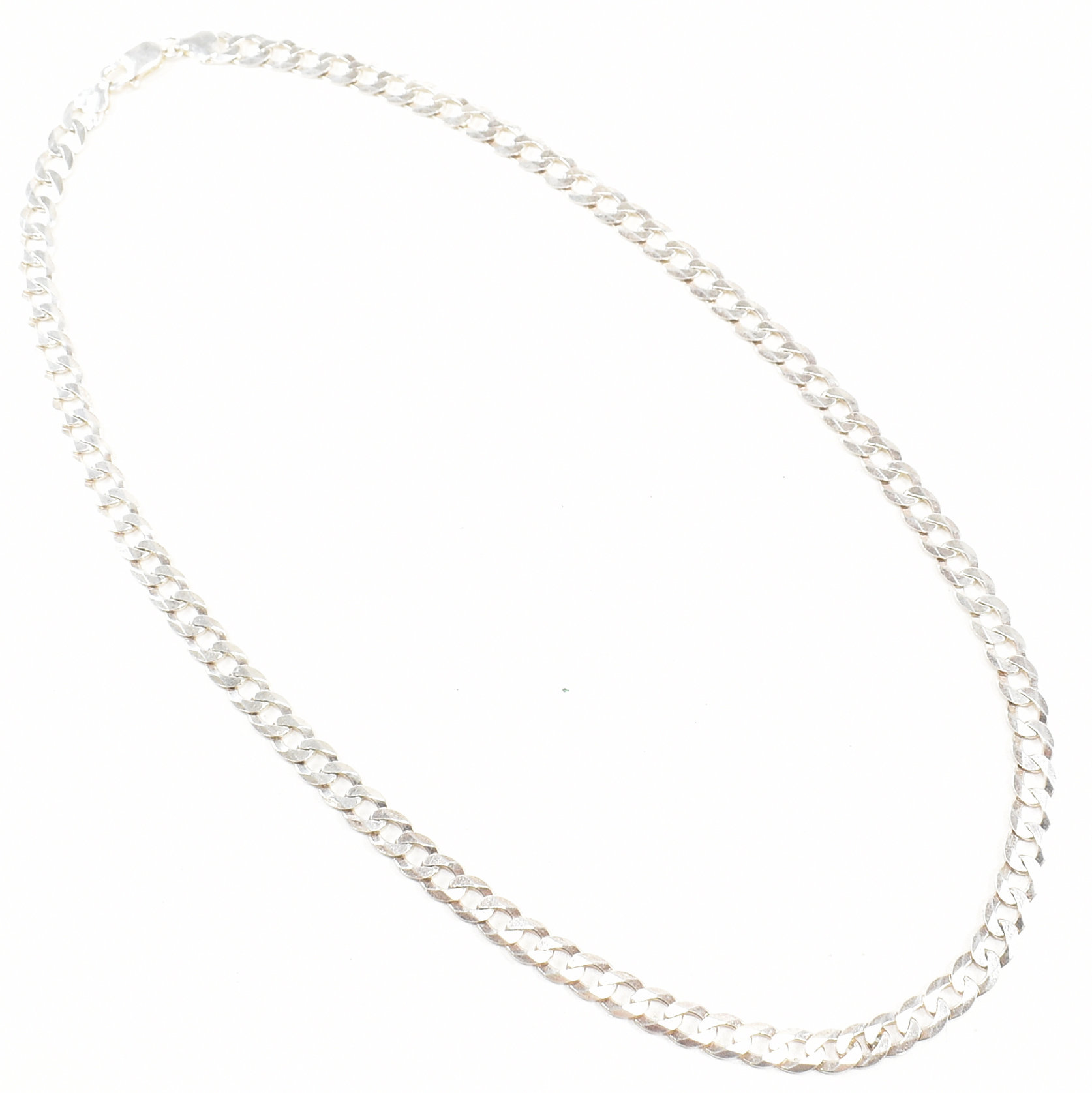 HALLMARKED 925 SILVER CURB LINK CHAIN - Image 2 of 4