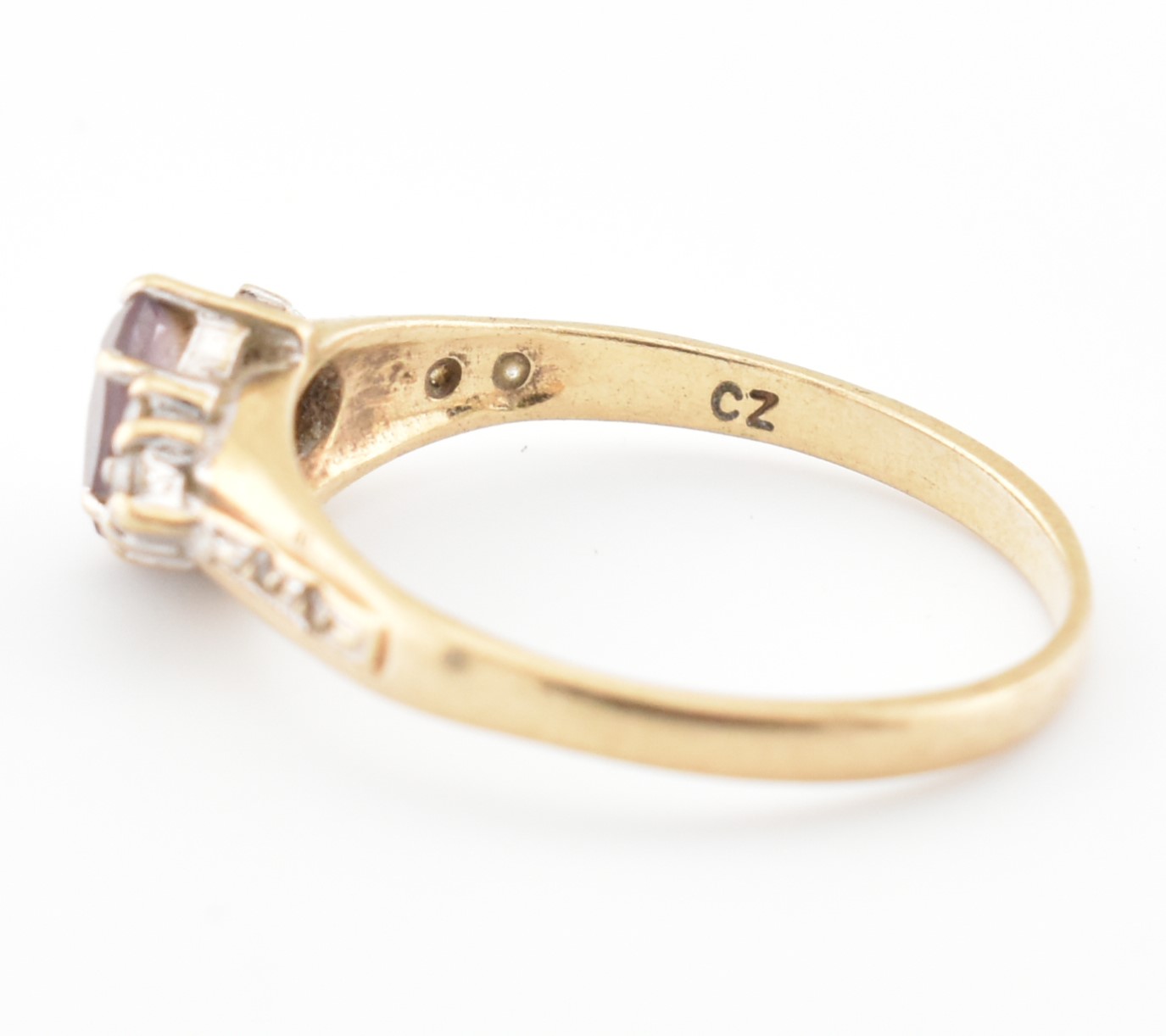 TWO HALLMARKED 9CT GOLD CLUSTER RINGS - Image 5 of 6