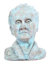 CONTEMPORARY 'WYN' FIBERGLASS SCULPTURE BUST