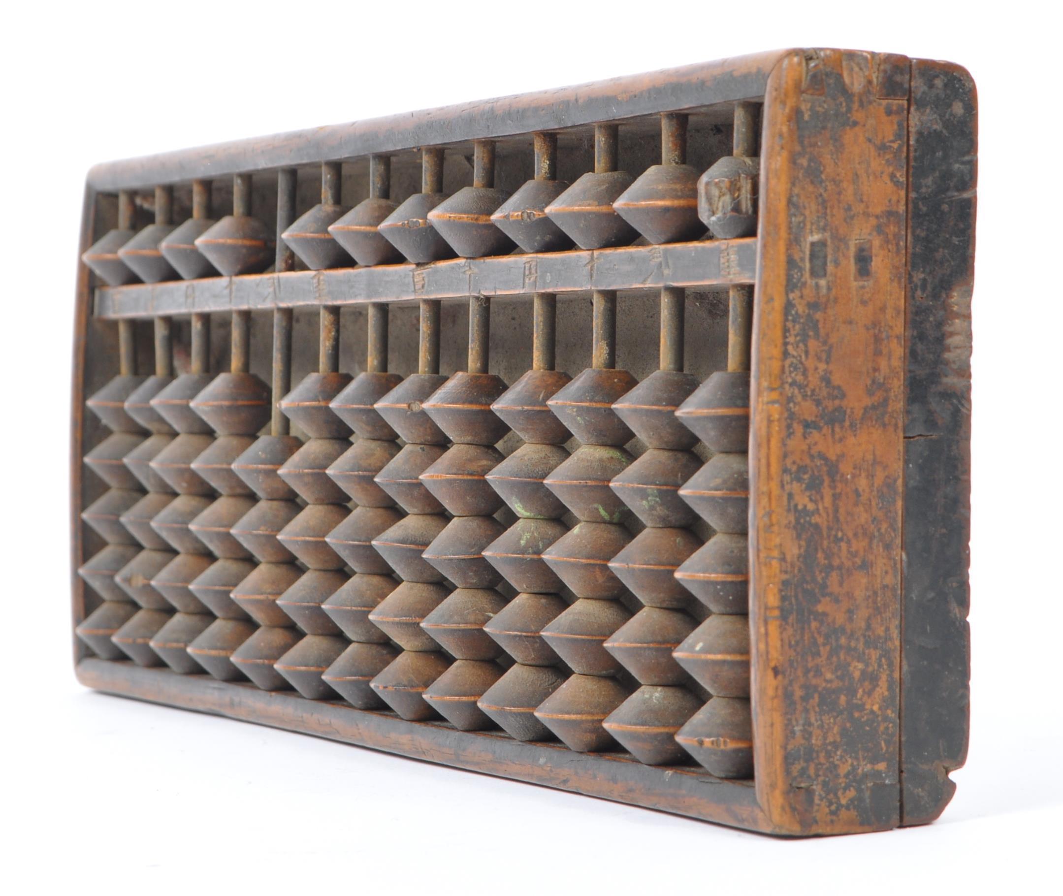 EARLY 20TH CENTURY CHINESE WOOD ABACUS - Image 5 of 6