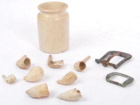 COLLECTION OF 19TH CENTURY CLAY PIPES